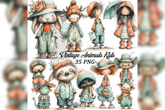 Strategic Design Decisions: Leveraging Whimsical Summer Animal Kids Clipart for Brand Growth