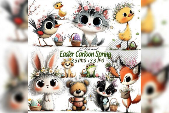 Whimsical Easter Watercolor Spring Animals: A Creative Resource Guide