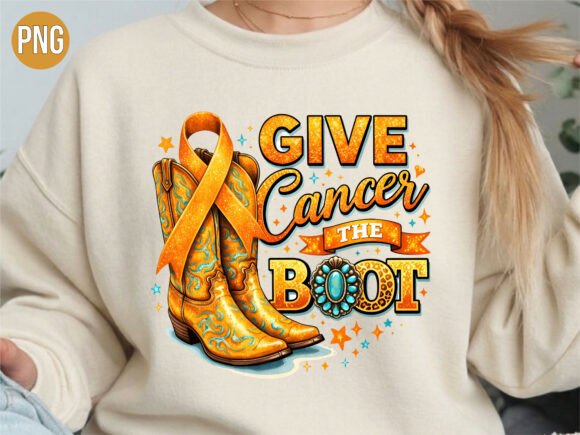 Why the Give Cancer Awareness the Boot PNG Shirt Design is a Game-Changer for Creators and Advocates